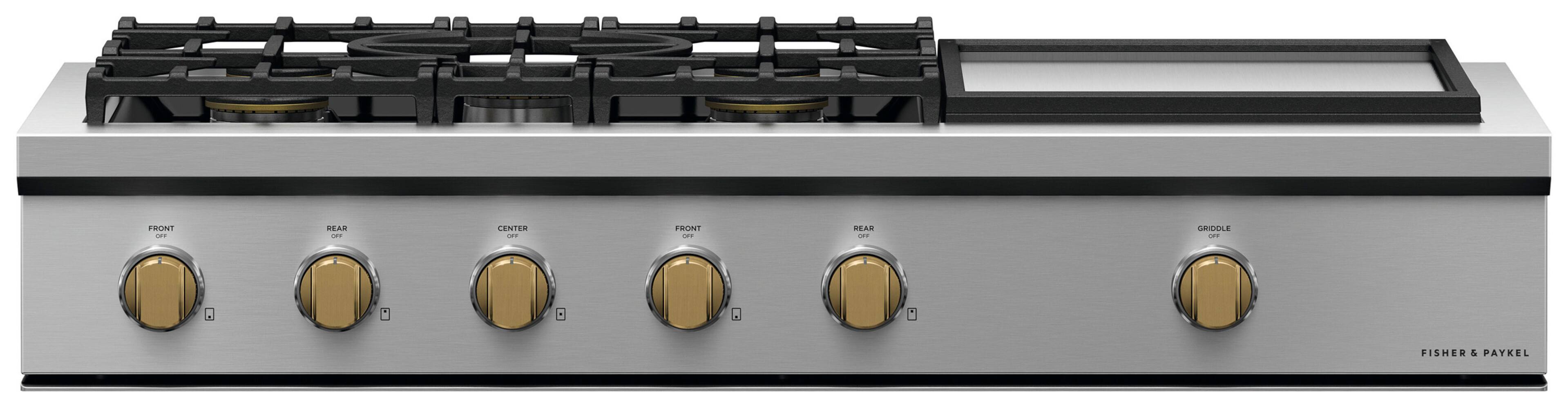 Front burner - center - rear burner - cooling fan - Fisher & Paykel