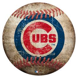 Fan Creations - Chicago Cubs 12'' x 12'' Baseball Sign - Multicolor