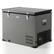 Front. Costway - 90 QT Car Refrigerator Portable Travel Freezer w/ Compressor DC 12/24V & AC - Gray.