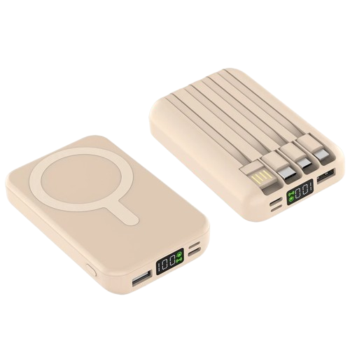 Home Collection - 1000000mAh Magnetic Power Bank for iPhone 17/16/15 – Nude