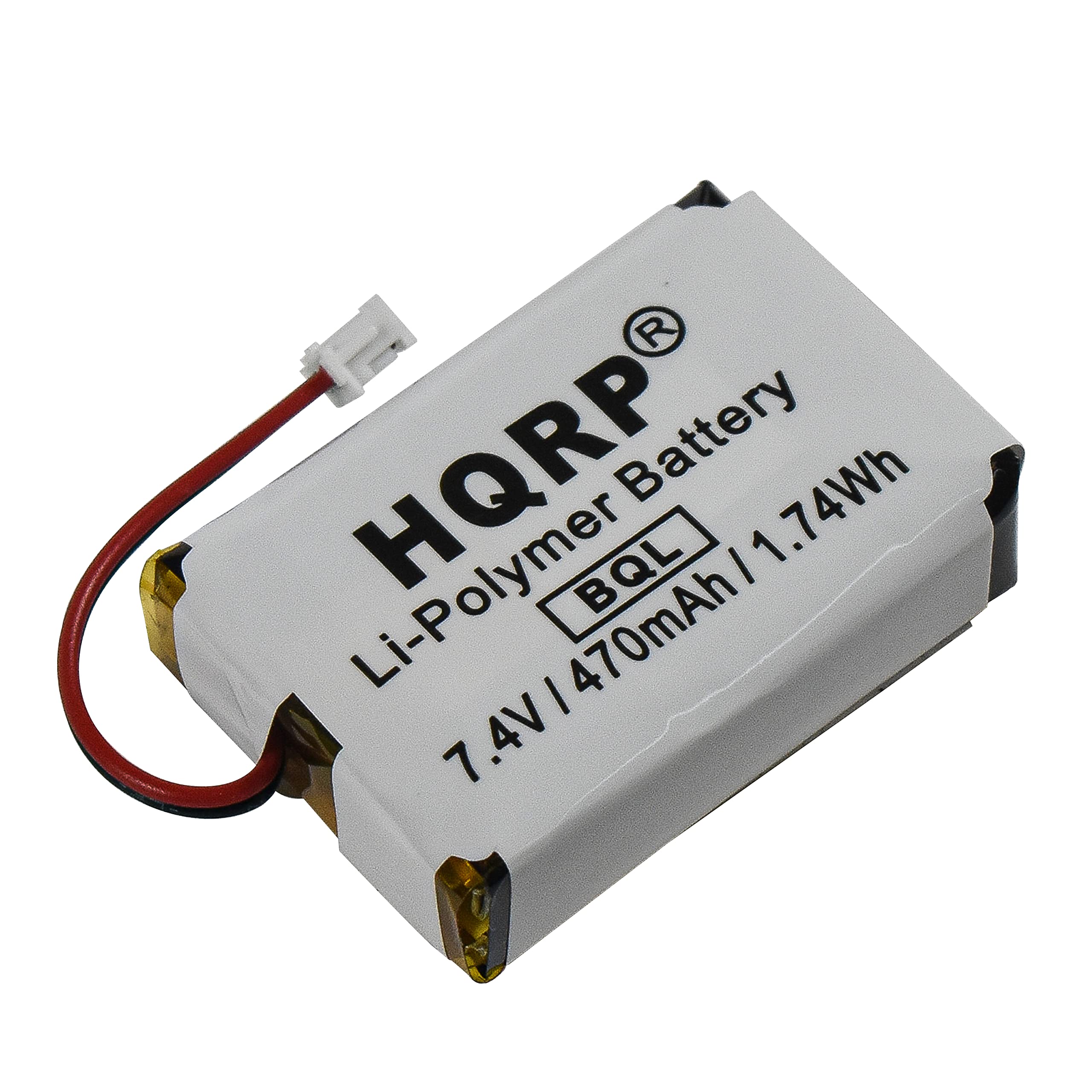HQRP® Li-Polymer Battery  
7.4V / 470mAh / 1.74Wh  
BQL