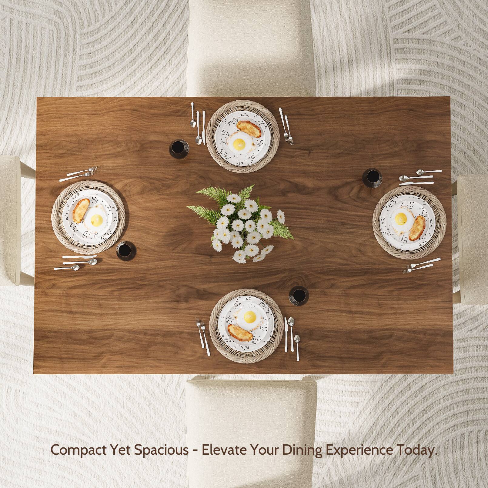 Compact Yet Spacious - Elevate Your Dining Experience Today.