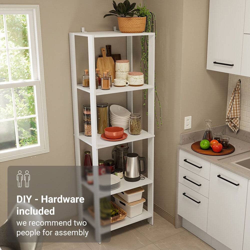 DIY - Hardware included  
we recommend two people for assembly