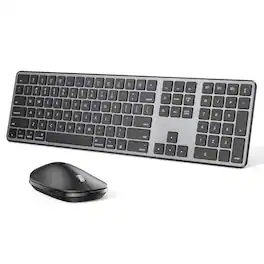 Pacoar Cade - And Mouse For Wireless Multi-device With Numeric Keypad Combo Macbook Pro/air Imac Pro Mini Designed for Mac: This - Default
