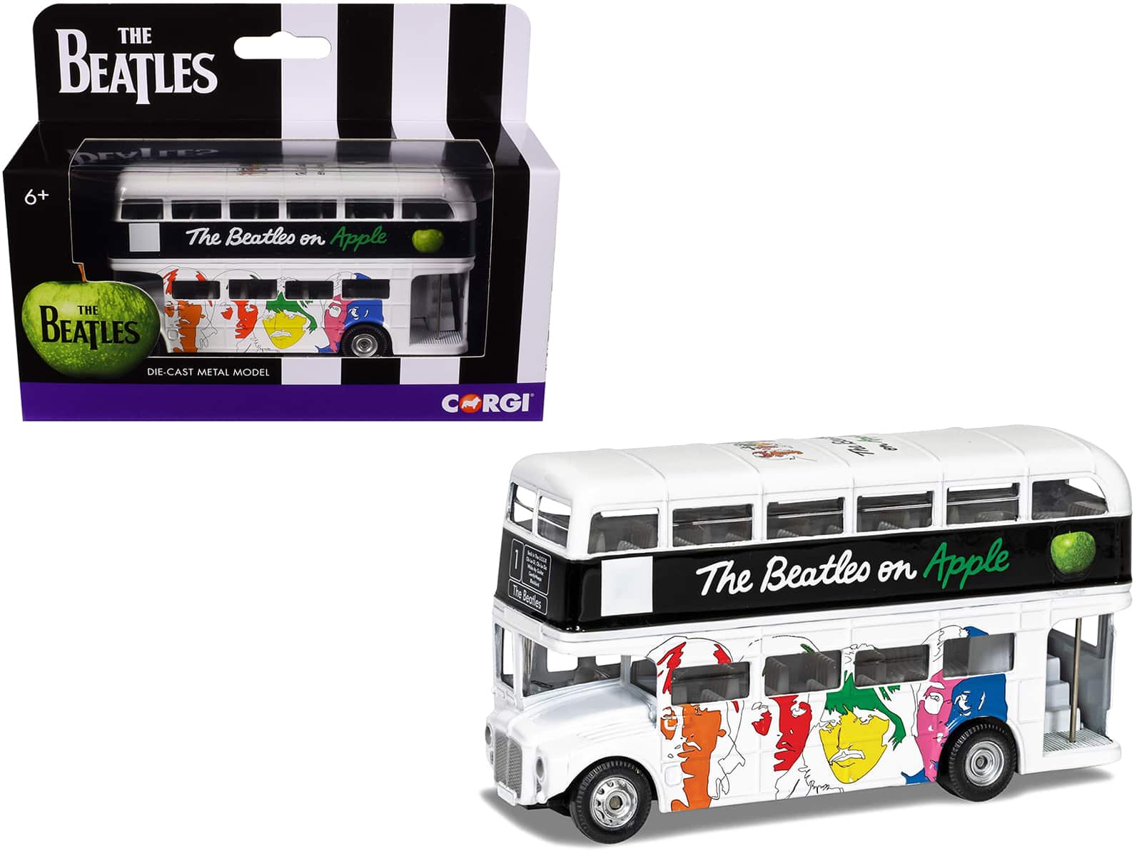 "The The Beatles London Double Decker Bus ""The White Album"" White Diecast Model car by Corgi" price history on PriceWatchPro