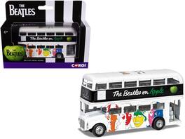 The Beatles London Double Decker Bus "The Album" Diecast Model Car by Corgi - White