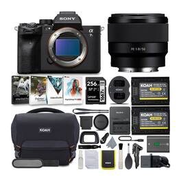 Sony - Alpha a7S III Mirrorless Digital Camera with 50mm Prime Lens Bundle