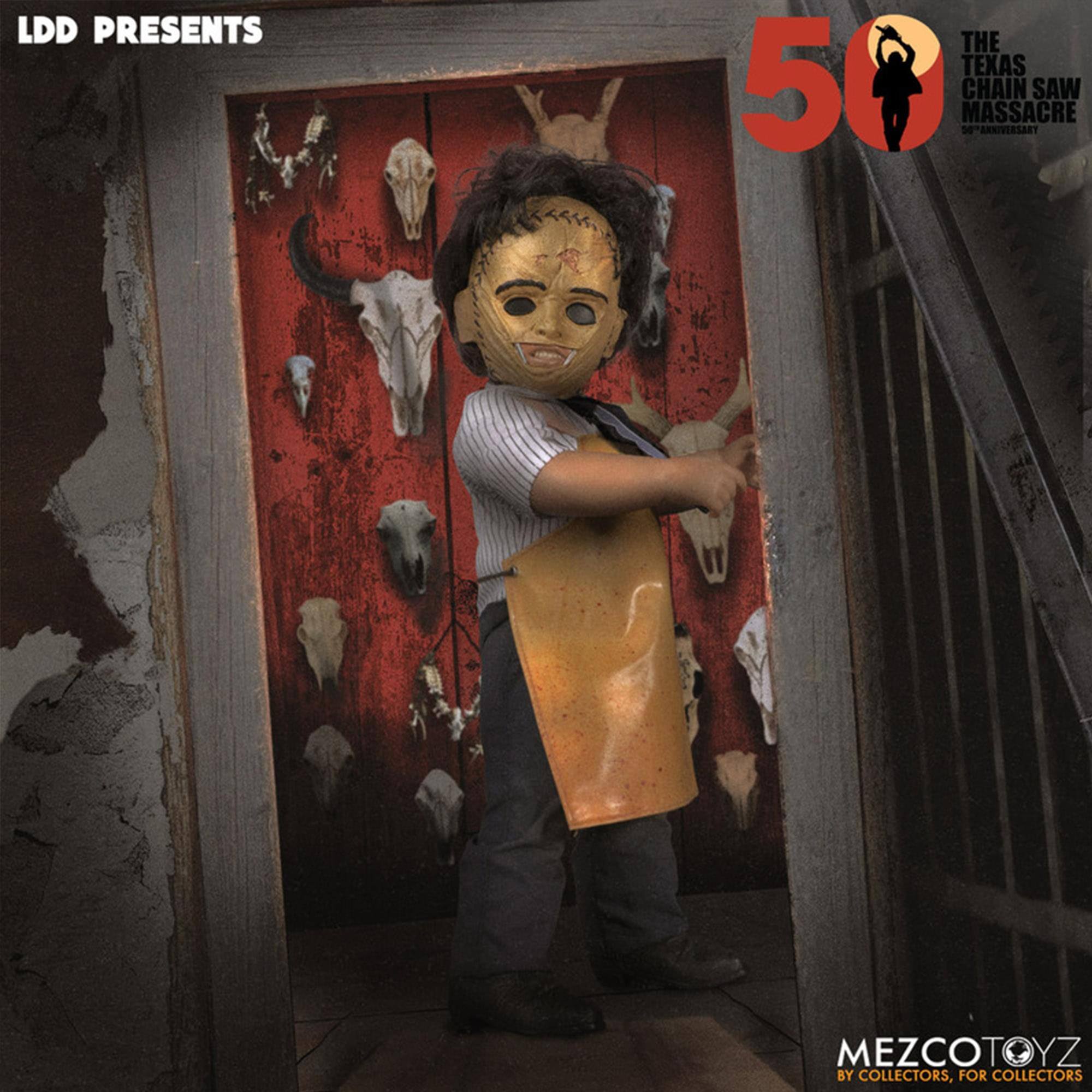 LDD PRESENTS THE TEXAS 50 MASSACRE CHAIN SAW 30 ANNIVERSARY BY MEZCOTOYZ BY COLLECTORS, FOR COLLECTORS