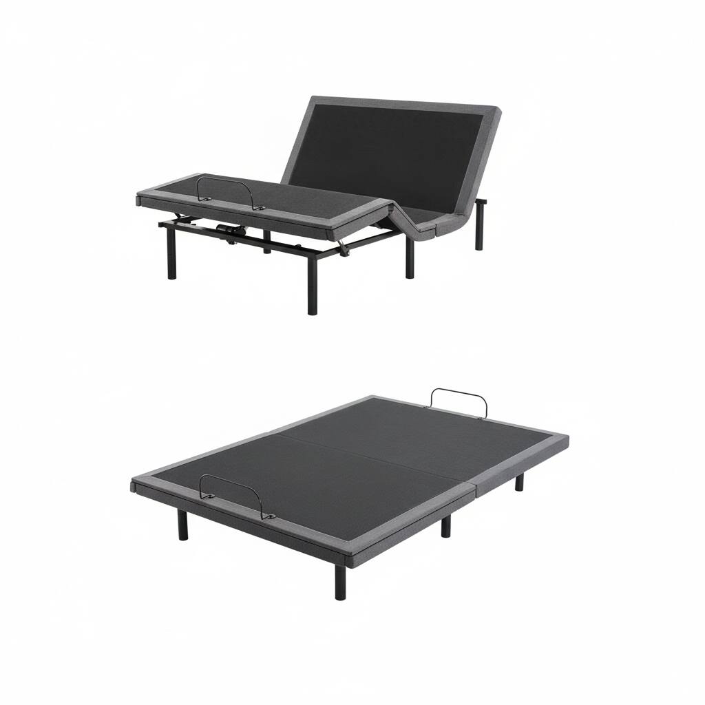 Front. AOITUN - Twin XL Electric Adjustable Bed Frame, Zero Gravity & Massage Base, Smart Platform with Remote for Sleep Comfort - black.