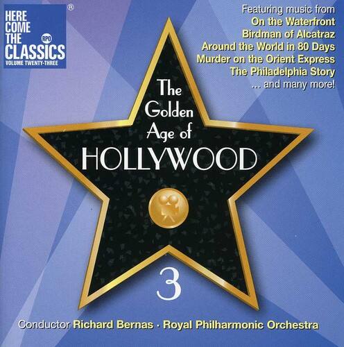 Here Come the Classics Volume Twenty-Three

The Golden Age of Hollywood 3

Featuring music from:
- On the Waterfront
- The Birdman of Alcatraz
- Around the World in 80 Days
- Murder on the Orient Express
- The Philadelphia Story
- ...and many more!

Conductor: Richard Bernas
Royal Philharmonic Orchestra
