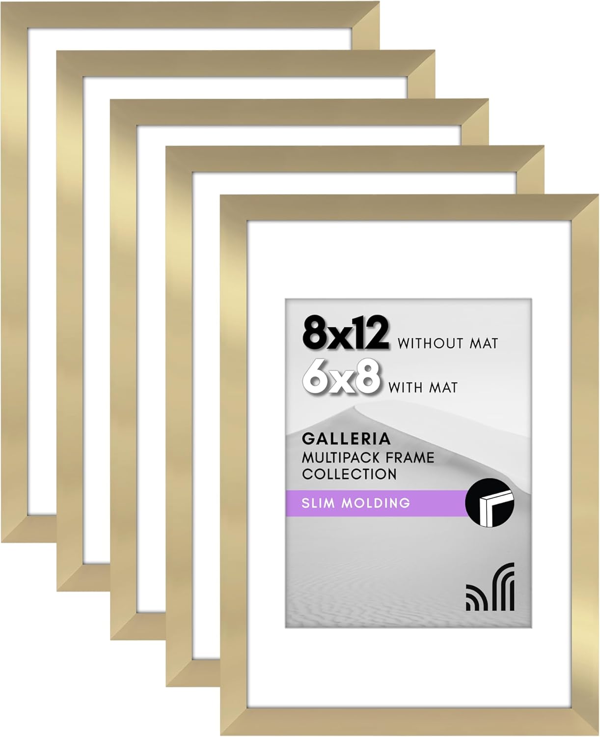 blue 10x10 Picture Frame with Polished Plexiglass Set of 5 Use as 8x8 ...