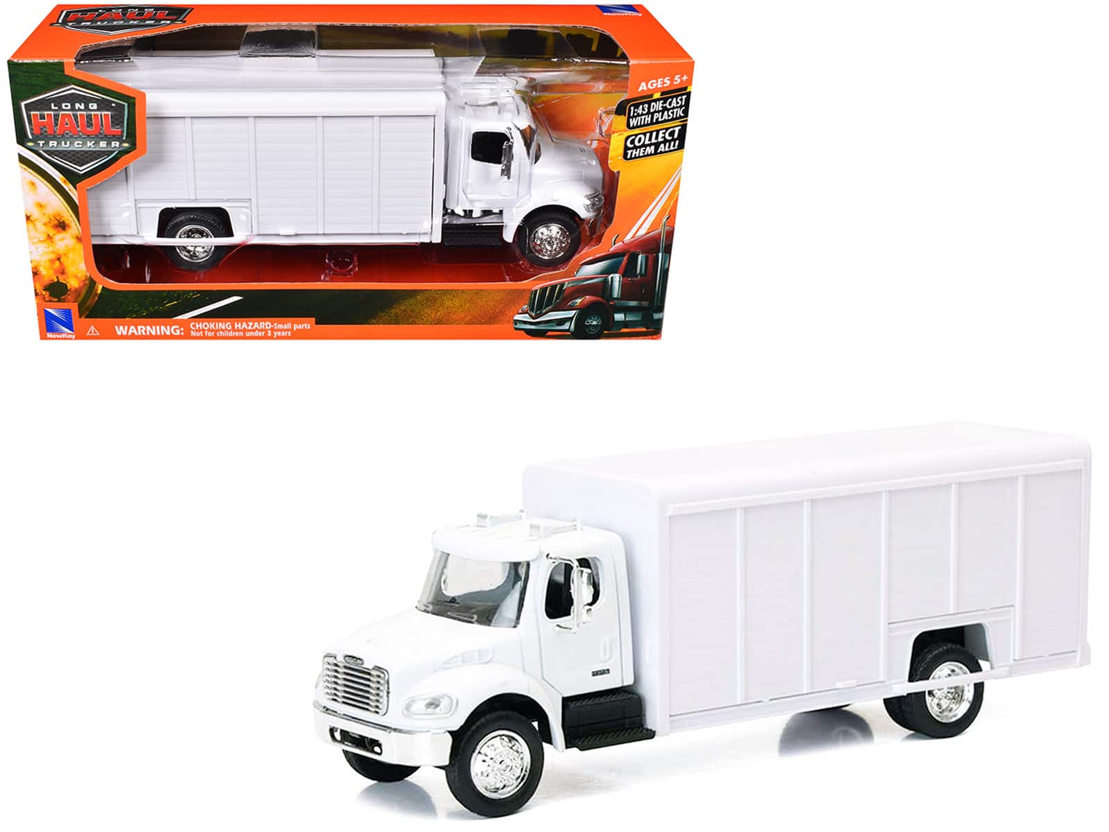 "Freightliner M2 Beverage Truck White ""Long Haul Trucker"" Series 1/43 Diecast Model by New Ray" price history on PriceWatchPro