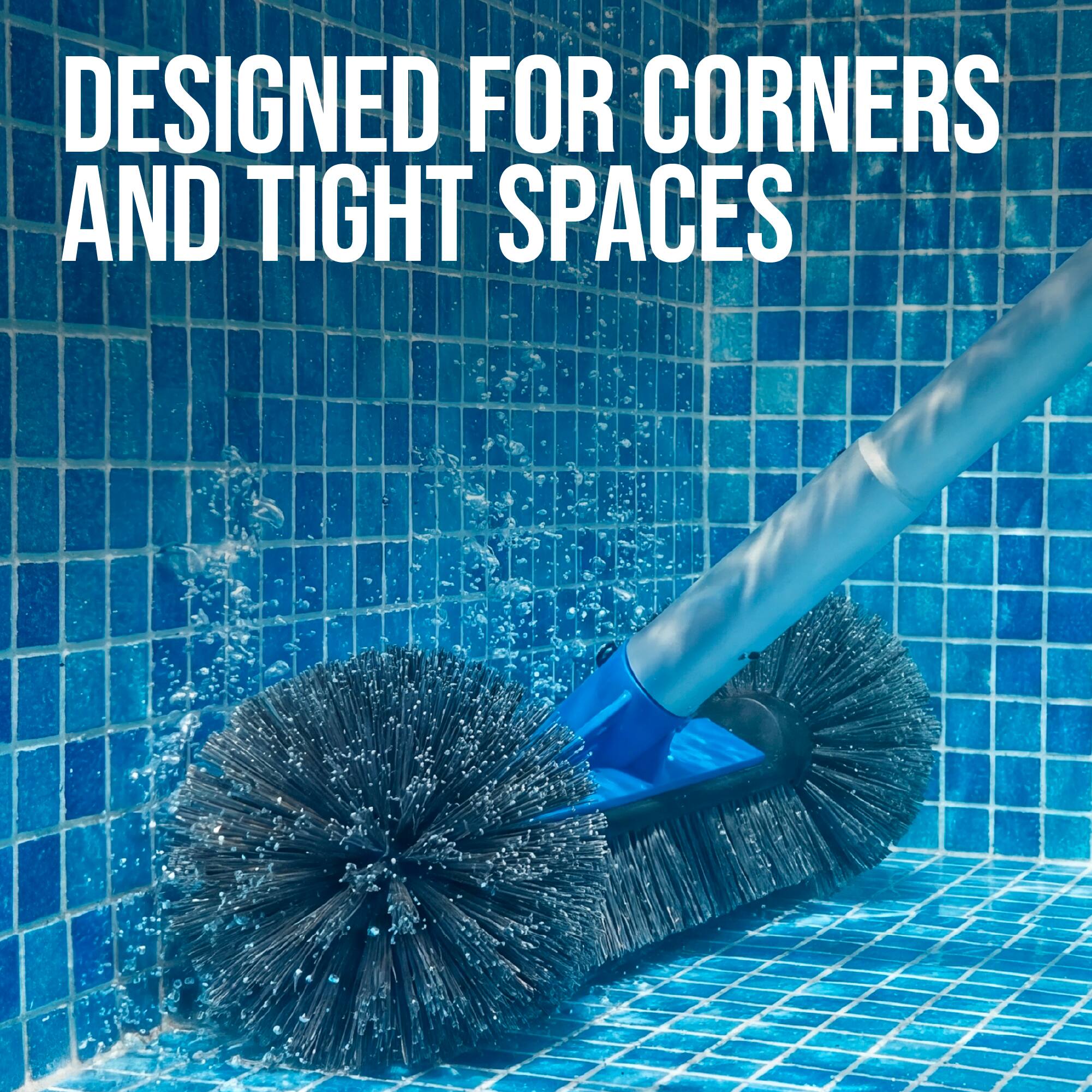 DESIGNED FOR CORNERS AND TIGHT SPACES