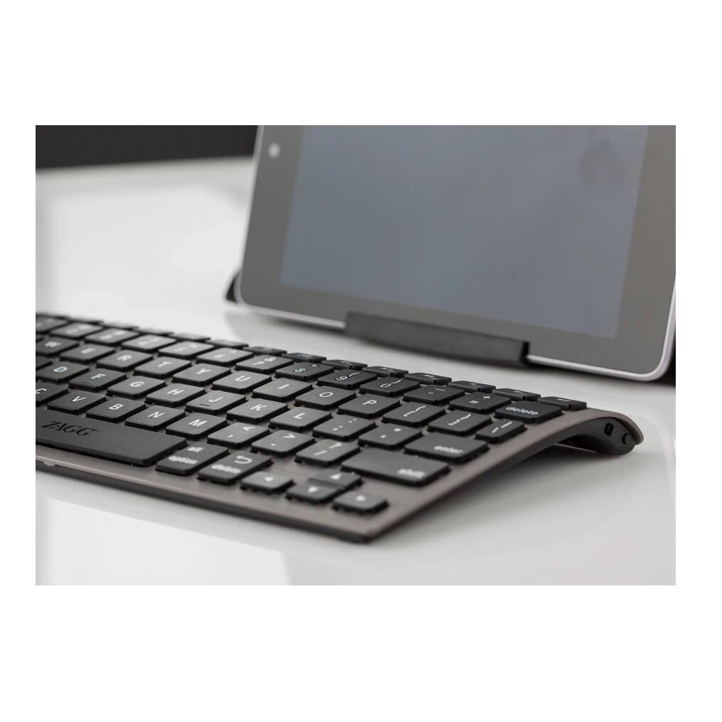 Alt View 6. ZAGG - Zaggkeys Universal Keyboard for All Bluetooth Devices, IOS, Android & Windows, Backlit, Ergonomic, & Rechargeable - Black.