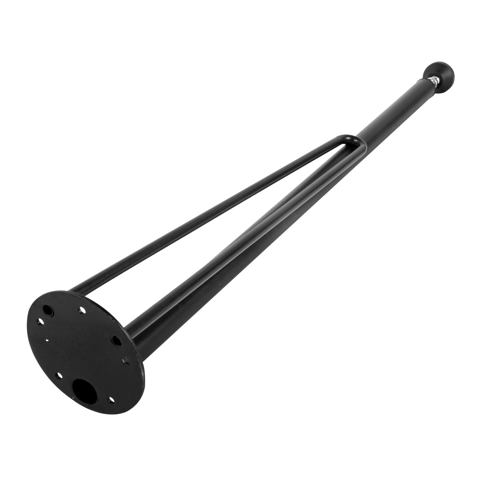 Angle. VEVOR - 28" Hairpin Desk Legs, 4-Pack, Durable 3-Rod Iron Bench Supports for DIY Tables - Black.