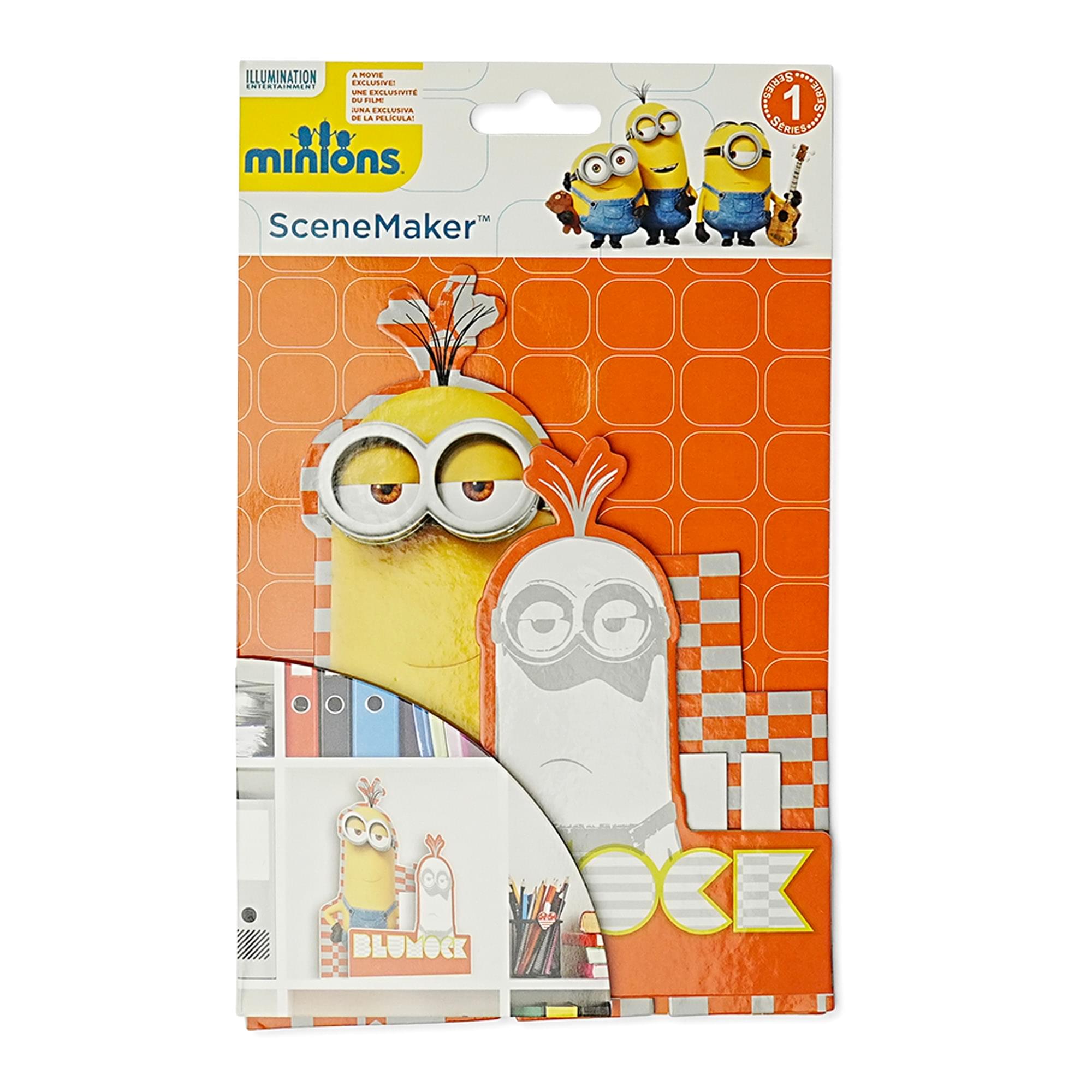 ILLUMINATION ENTERTAINMENT  
A MOVIE EXCLUSIVE  
UNE EXCLUSIVITÉ ENTERTAINMENT  
UNA EXCLUSIVA DE LA PELÍCULA  

minions  
SceneMaker™  

1 SERIES  

BLUMOCK
