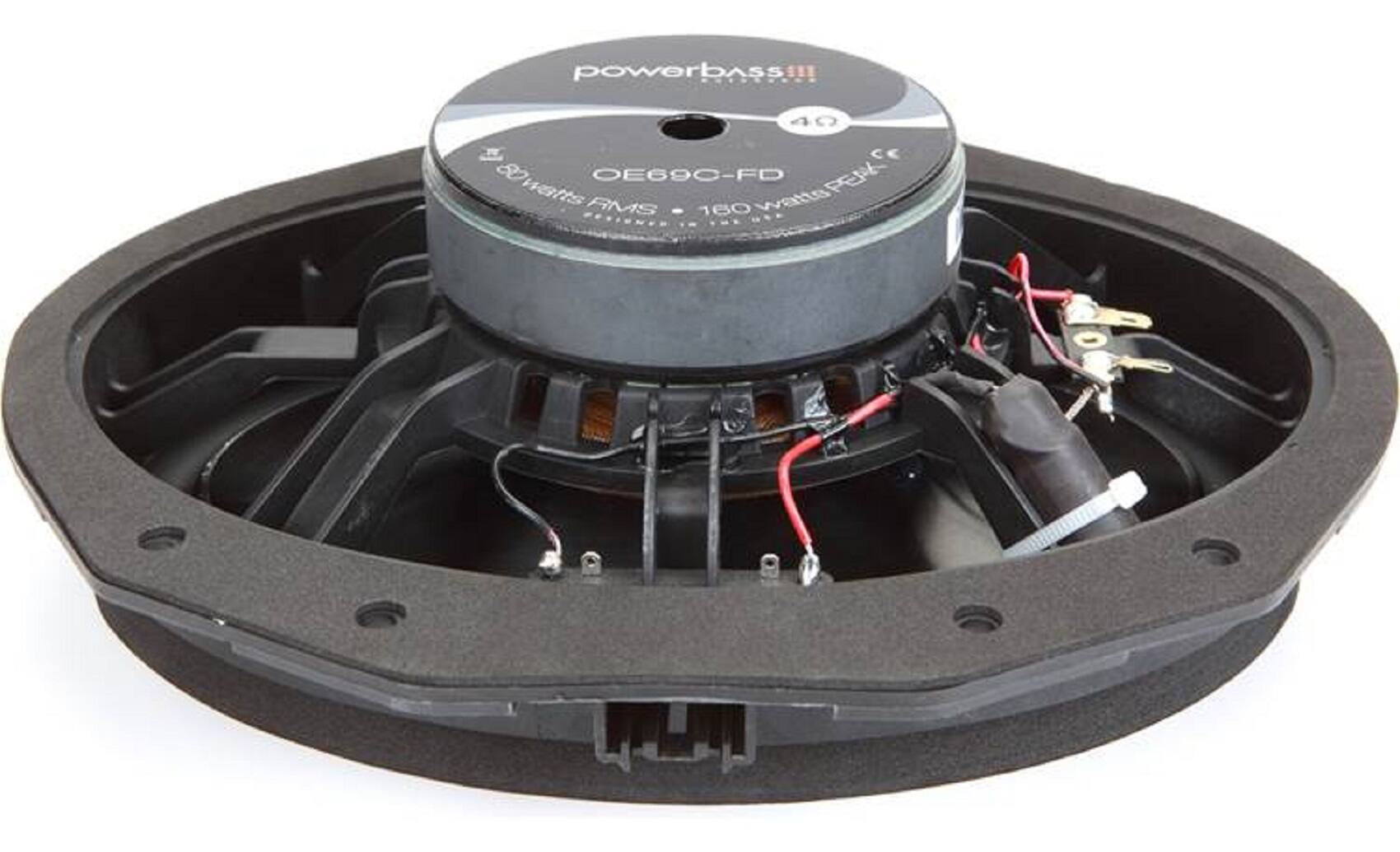 Alt View 12. Powerbass - OE Series 6x9in. OEM Replacement Component Speaker with Injection Molded PP Cone - black.