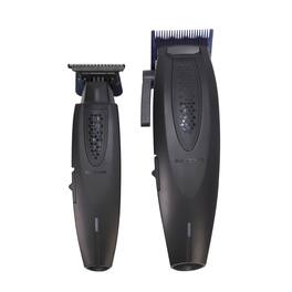 Babyliss - BaBylissPRO LithiumFX+ Ergonomic Clipper & Trimmer Value Set (FX73DUOCTMB) - Black