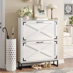 Black White 2-Drawers