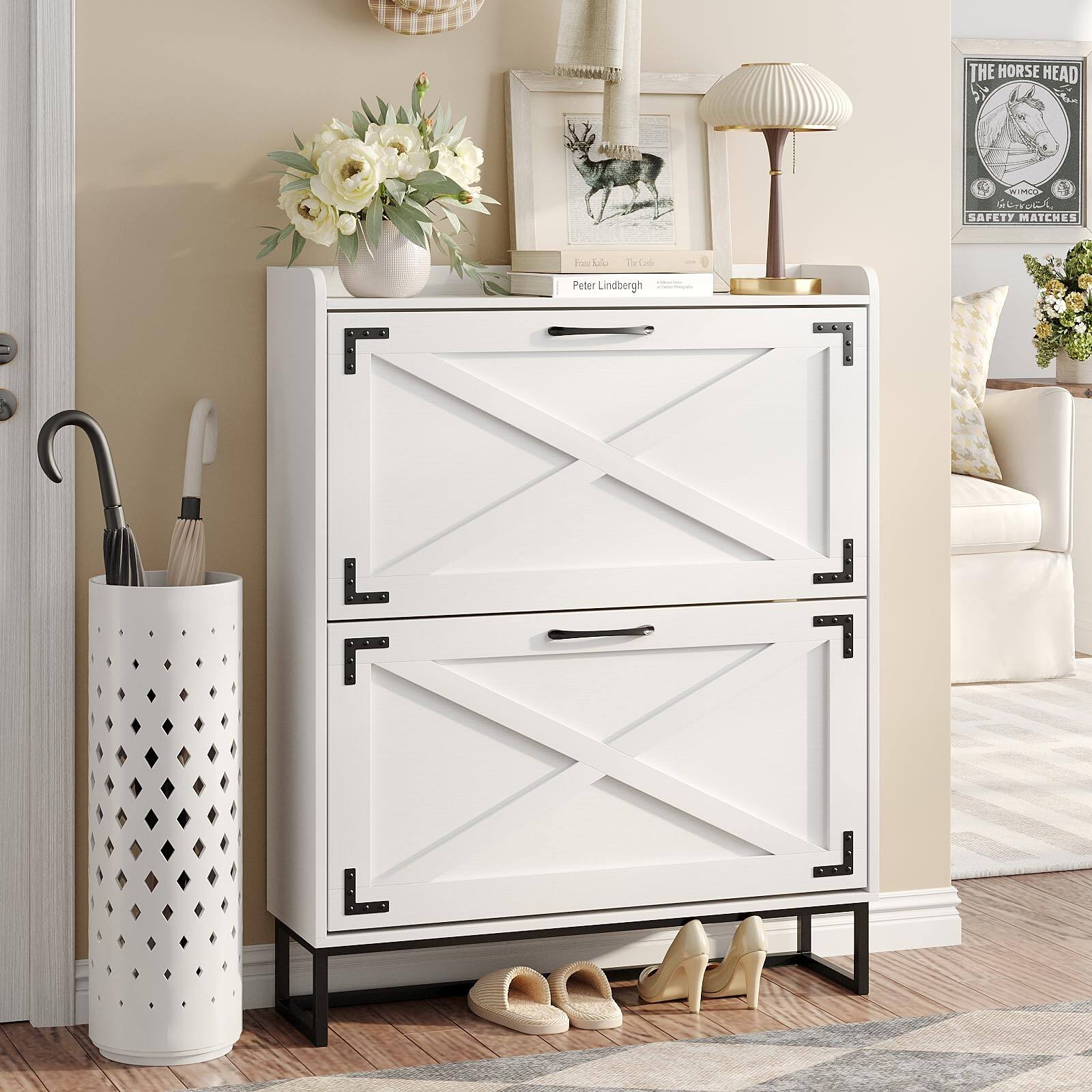 Black White 2-Drawers