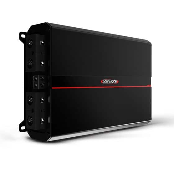 SounDigital - 8000.1 EVOX2 1 OHM 8000 Watt RMS 1 Channel Amplifier - Black