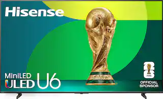 Hisense MiniLED ULED U6
FIFA World Cup
Official Sponsor