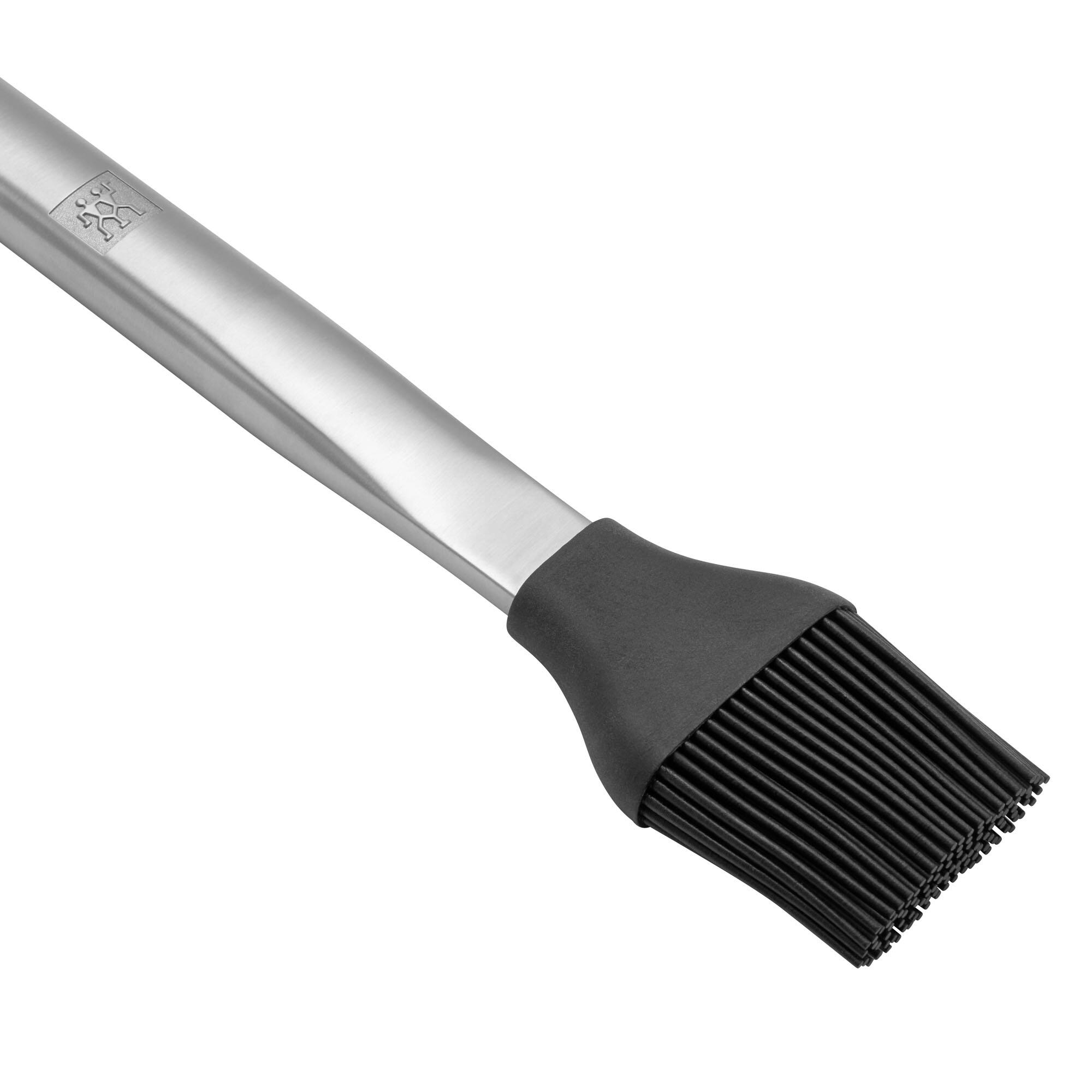 Alt View 1. ZWILLING - ZWILLING BBQ Grill Silicone Basting Brush with Stainless Steel Handle - Stainless Steel.