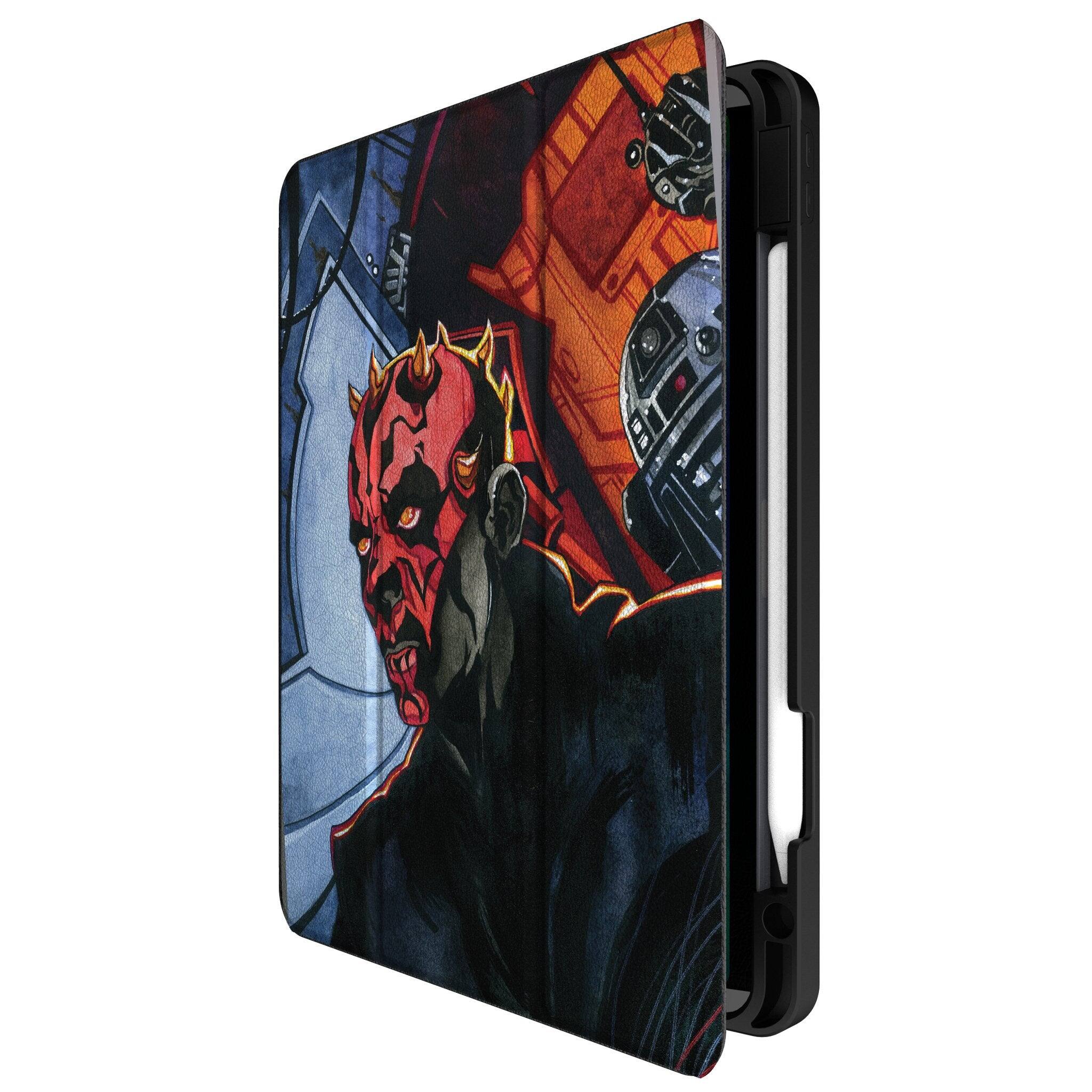 Angle. Keyscaper - Star Wars: The Phantom Menace Portrait Tablet Case - Apple iPad Pro 11in (3rd/2nd/1st Gen) - Darth Maul.