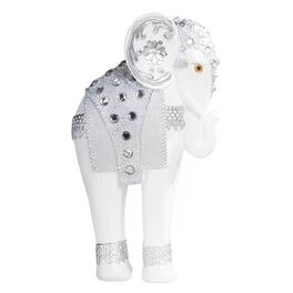 FC Design - 9"H Standing Long Legged Elephant with Gem Slim Elephant Figurine Statue Office Desk Tabletop Home Decor Gift - Multi-Color