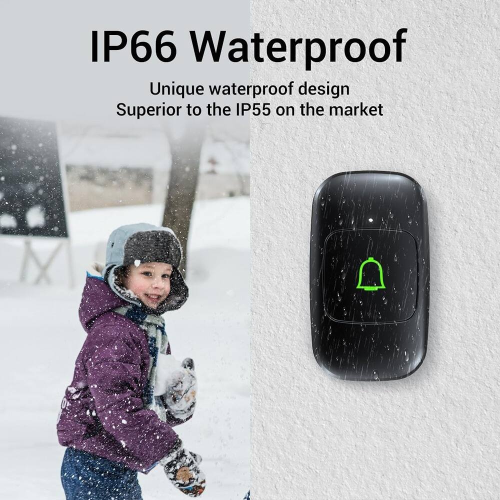 IP66 Waterproof  
Unique waterproof design  
Superior to the IP55 on the market