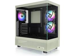 Thermaltake - View 270 Plus SR TG ARGB Mid Tower, 360mm Rad, 420mm GPU, Matcha Green - Matcha Green