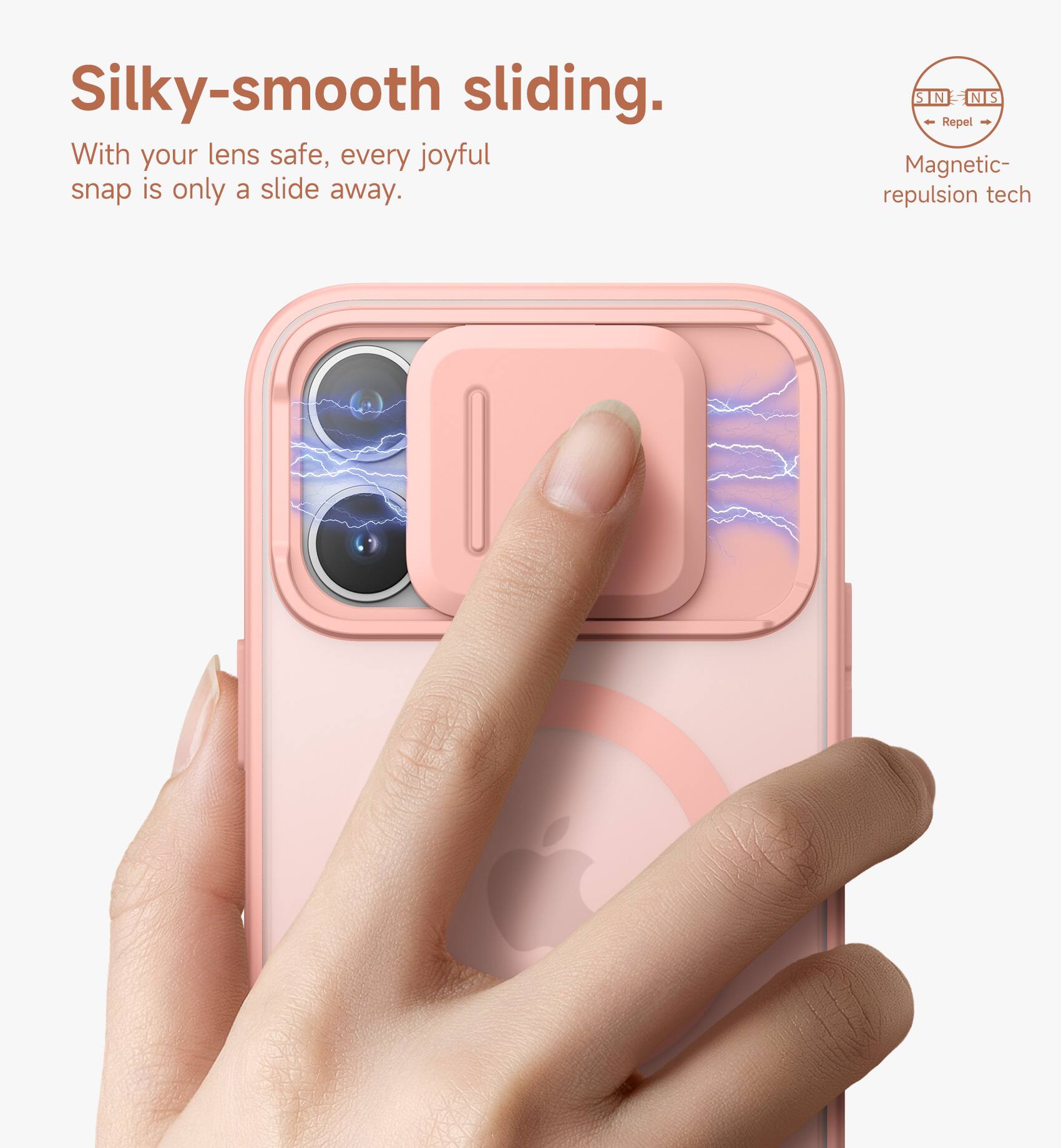Silky-smooth sliding.  
With your lens safe, every joyful snap is only a slide away.  
STN NIS Repel - Magnetic repulsion tech