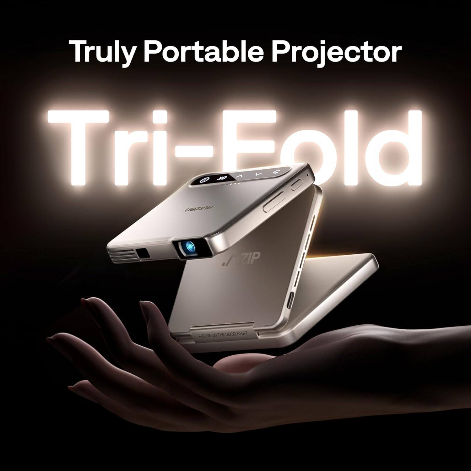 Truly Portable Projector Tri-Fold