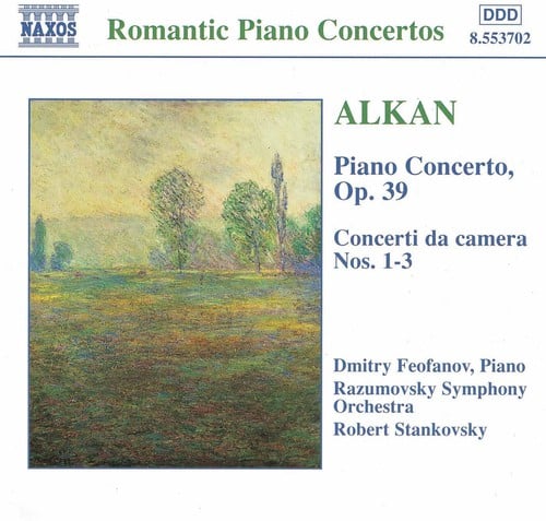 C. Alkan - Concerto for Piano & Orchestra Op 39  - COMPACT DISCS