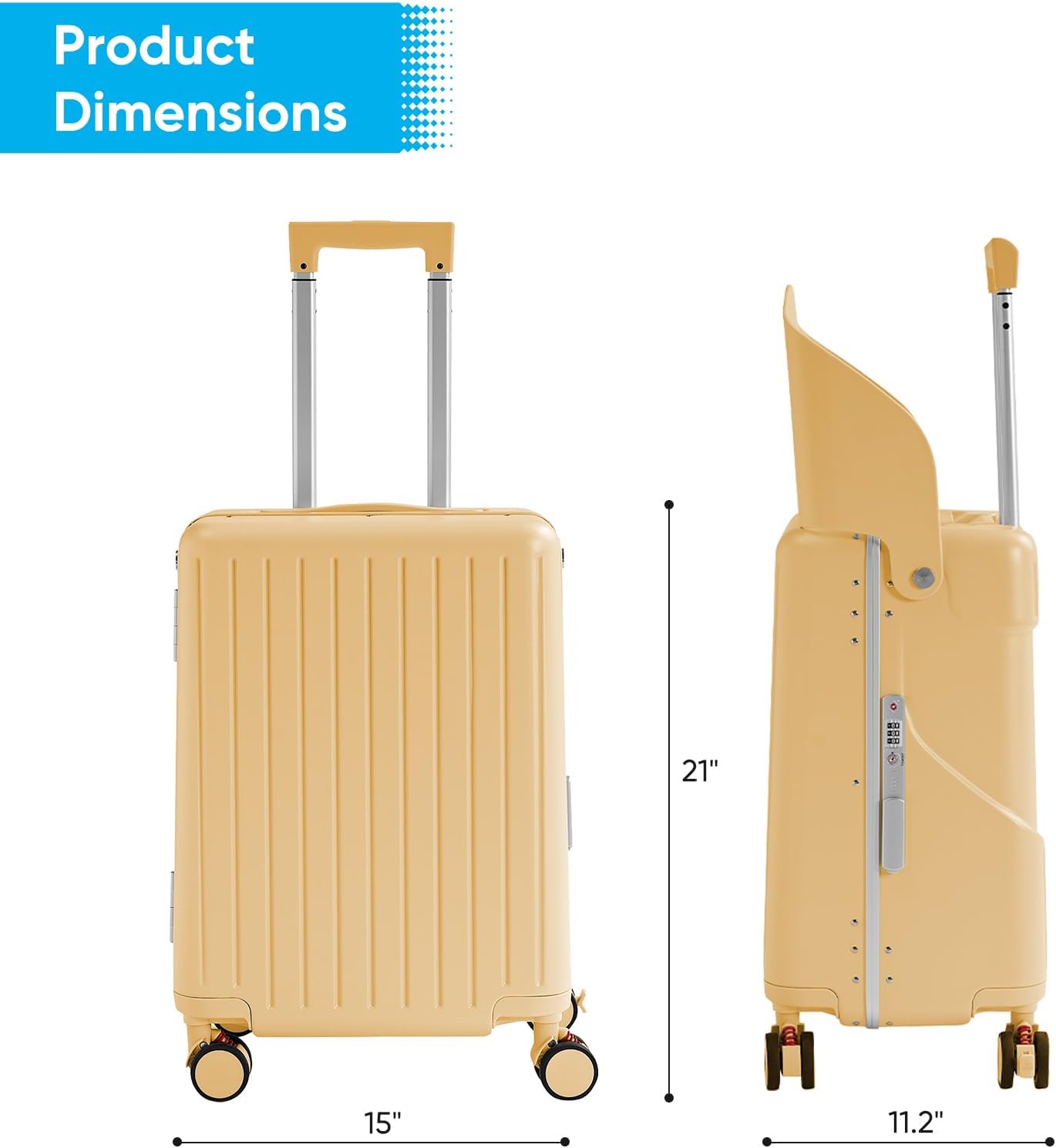 Product Dimensions  
21" x 15" x 11.2"