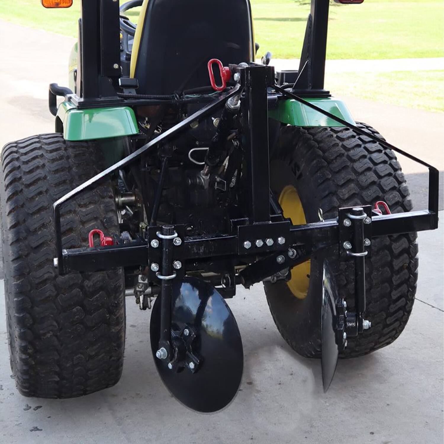 Alt View 5. Field Tuff - Field Tuff 43 Inch Disc Cultivator Garden Bedder and Hiller For 3 Point Tractor - Black.