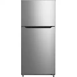 Element Electronics - Element ERT21CSCS 20.5 Cu. Ft. Stainless Top Freezer Refrigerator - Stainless Steel