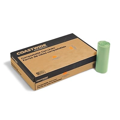 "Coastwide Professional - 40-45 Gallon Trash Bag, 40"" x 46"", Low Density, 0.9 Mil, 100 Bags/Box - Green" price history on PriceWatchPro