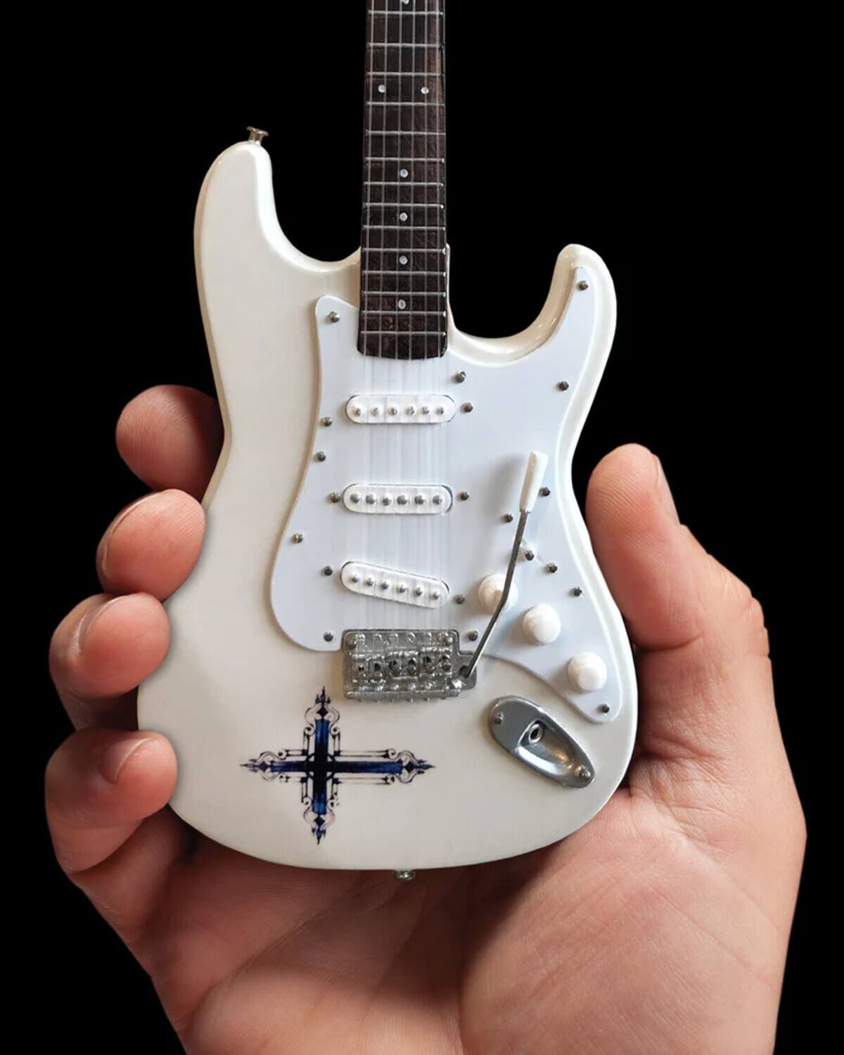 Alt View 4. Axe Heaven - Kenny Wayne Shepherd - Axe Heaven Kenny Wayne Shepherd Fender Stratocaster Cross Mini Guitar Replcia - Collectibles - Multicolor.