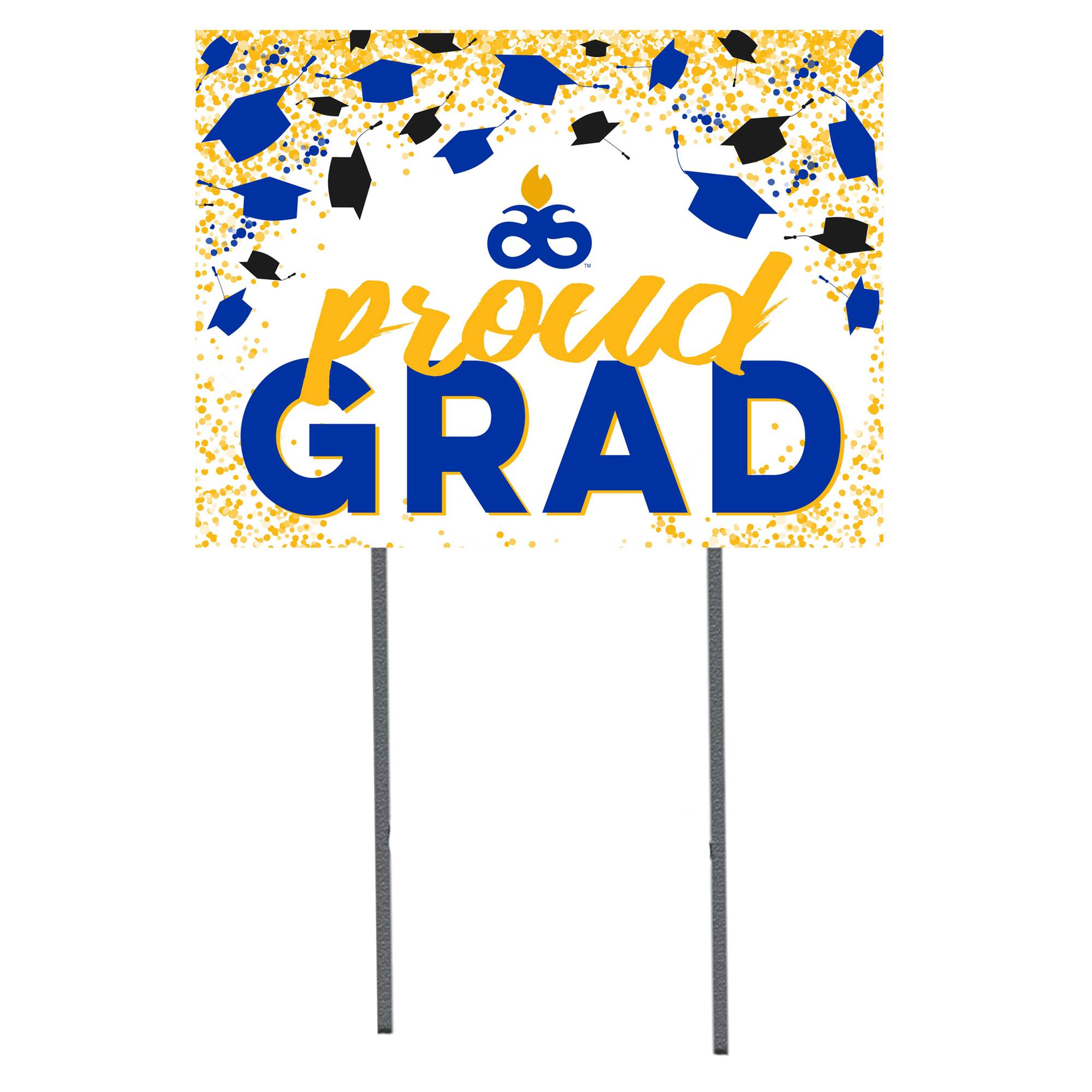 Albany State Golden Rams 18'' x 24'' Grad Yard Sign
