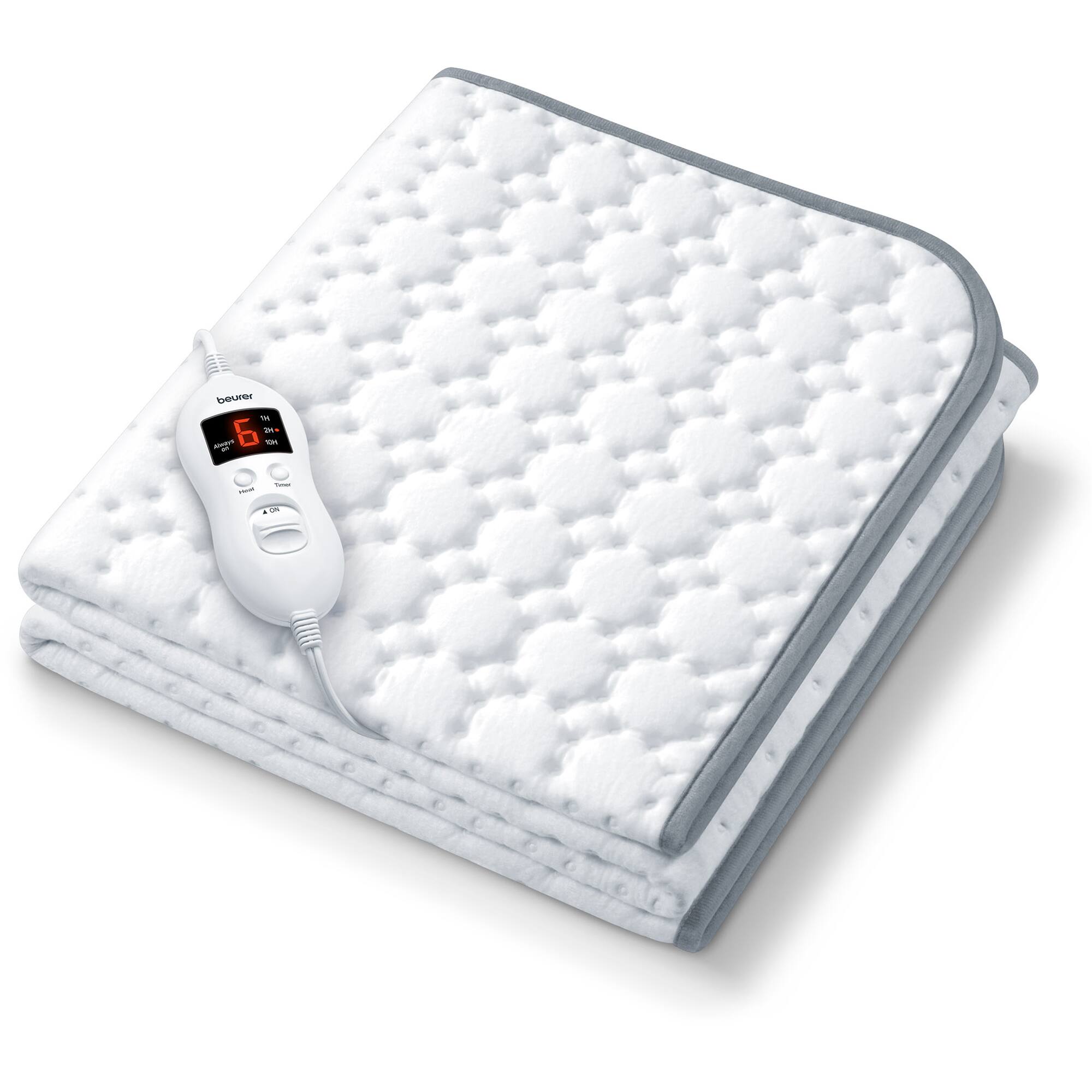 Angle. Beurer - Heated Underblanket - White.