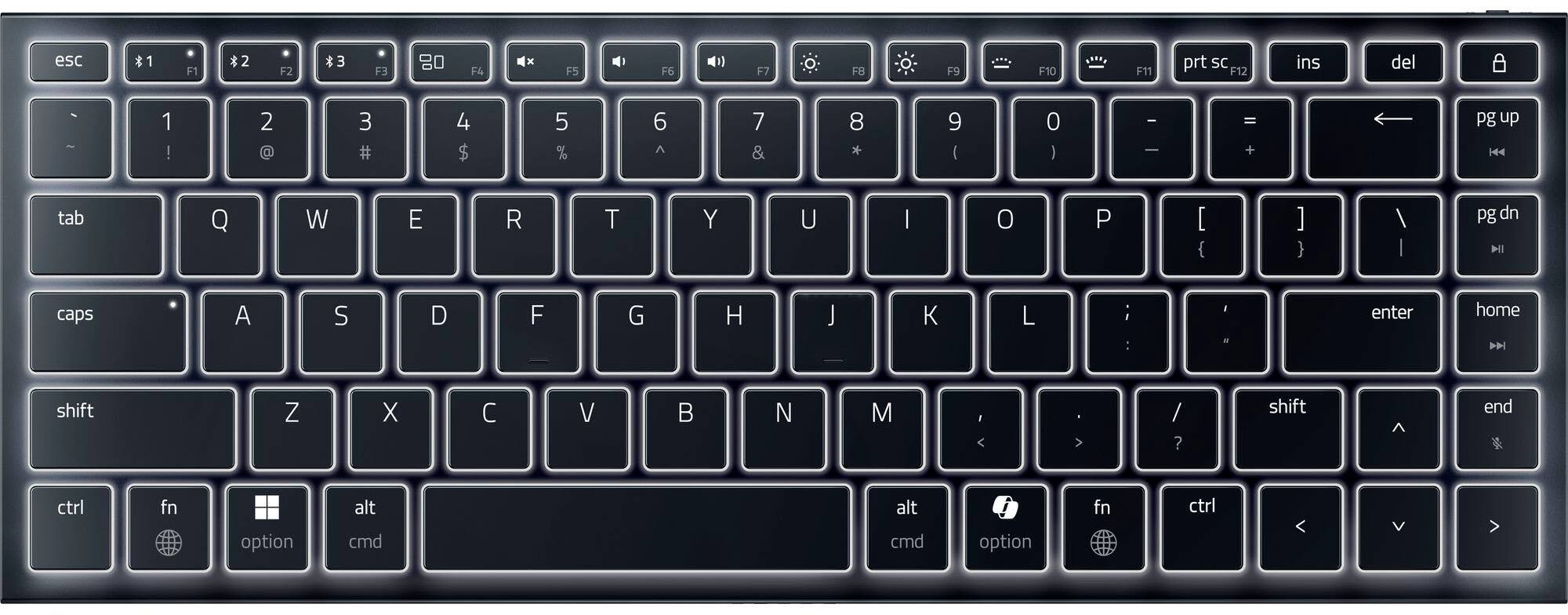 The text on the image is a list of keys on a keyboard. The keys are grouped as follows:

1. Function keys (F1 to F12)
2. Numeric keys (0 to 9)
3. Arrow keys (up, down, left, and right)
4. Navigation keys (home, end, page up, and page down)
5. Modifier keys (shift, control, option, and command)
6. Function keys with their corresponding shift and control keys (e.g., F12 with shift and control)

The image shows a close-up view of a keyboard, with the keys labeled in the background.