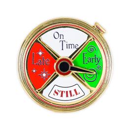SalesOne LLC - The Polar Express Conductor's Stopwatch Spinning Enamel Pin - Multi-Colored