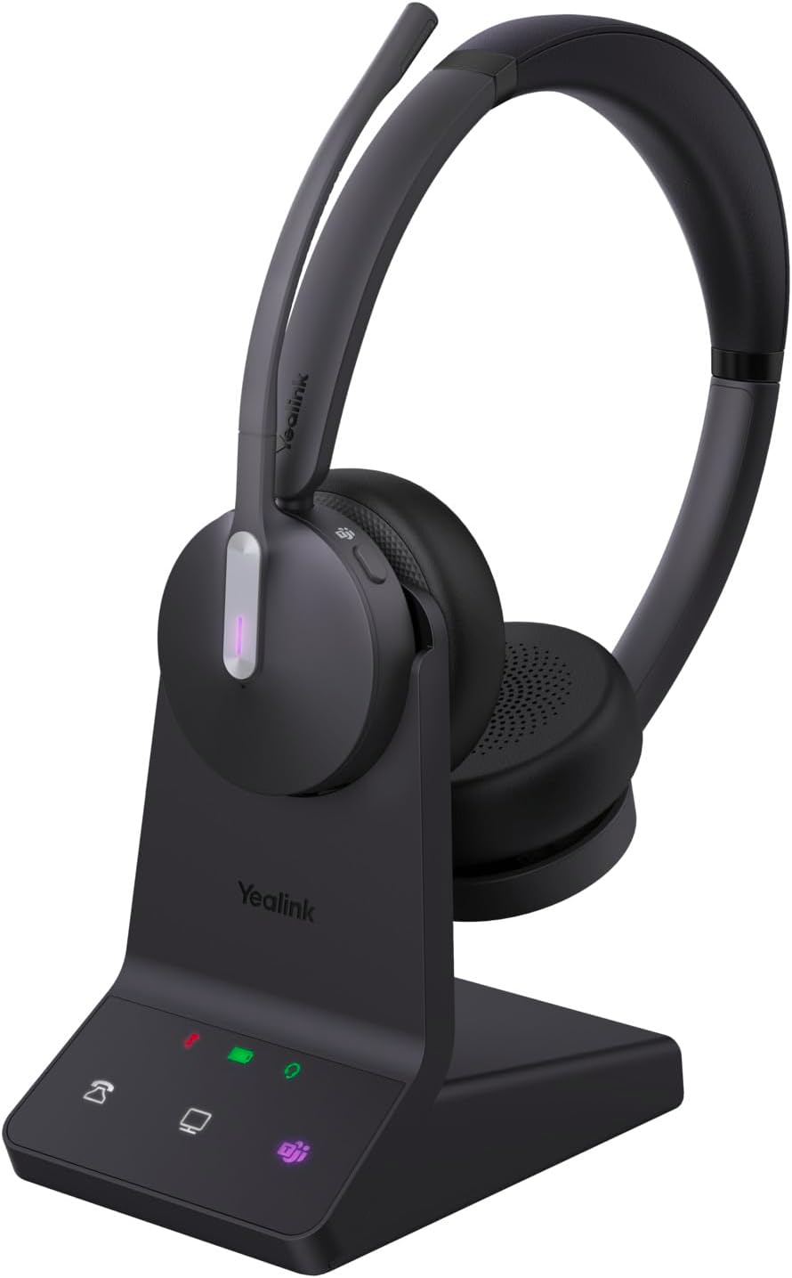 Yealink - 1208674 WH64 Dual Teams Wireless Headset, DECT&Bluetooth