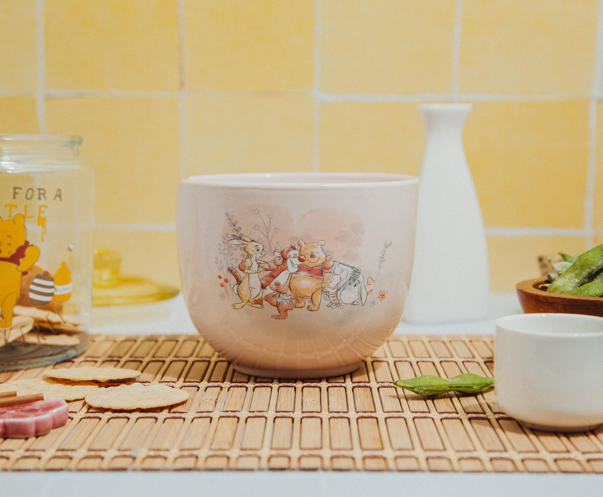 Alt View 10. Disney - Disney Winnie the Pooh Storybook 20-Ounce Ceramic Ramen Bowl and Chopstick Set - Pink.