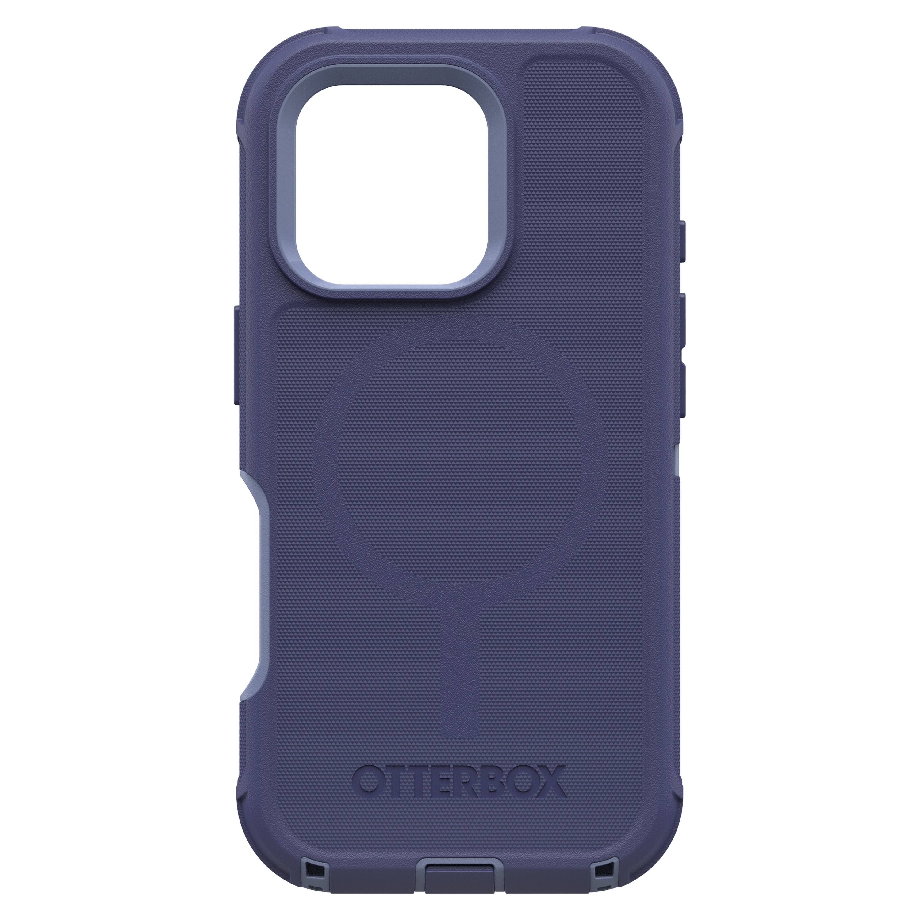 Angle. OtterBox - Defender Series Pro Hard Shell for MagSafe for Apple iPhone 16 Pro - Denver Dusk.