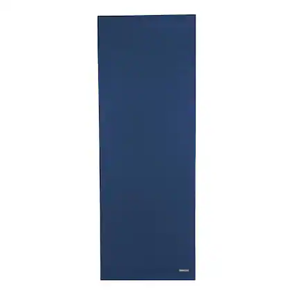 Front. Power Systems - 68" x 24" Premium Yoga Mat, 1/4" Thick Non Slip Lightweight Sticky Exercise Mat - Navy.