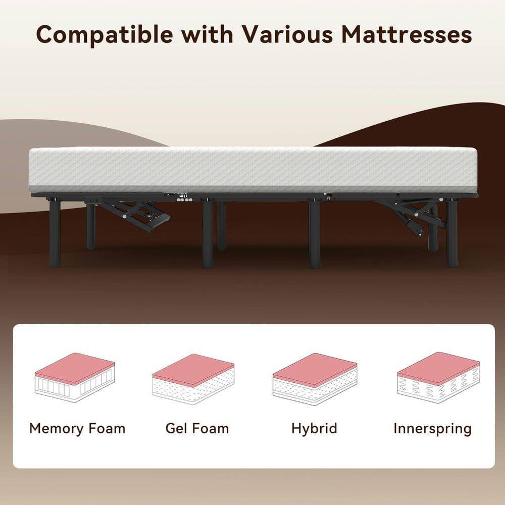 Compatible with Various Mattresses

Memory Foam  
Gel Foam  
Hybrid  
Innerspring