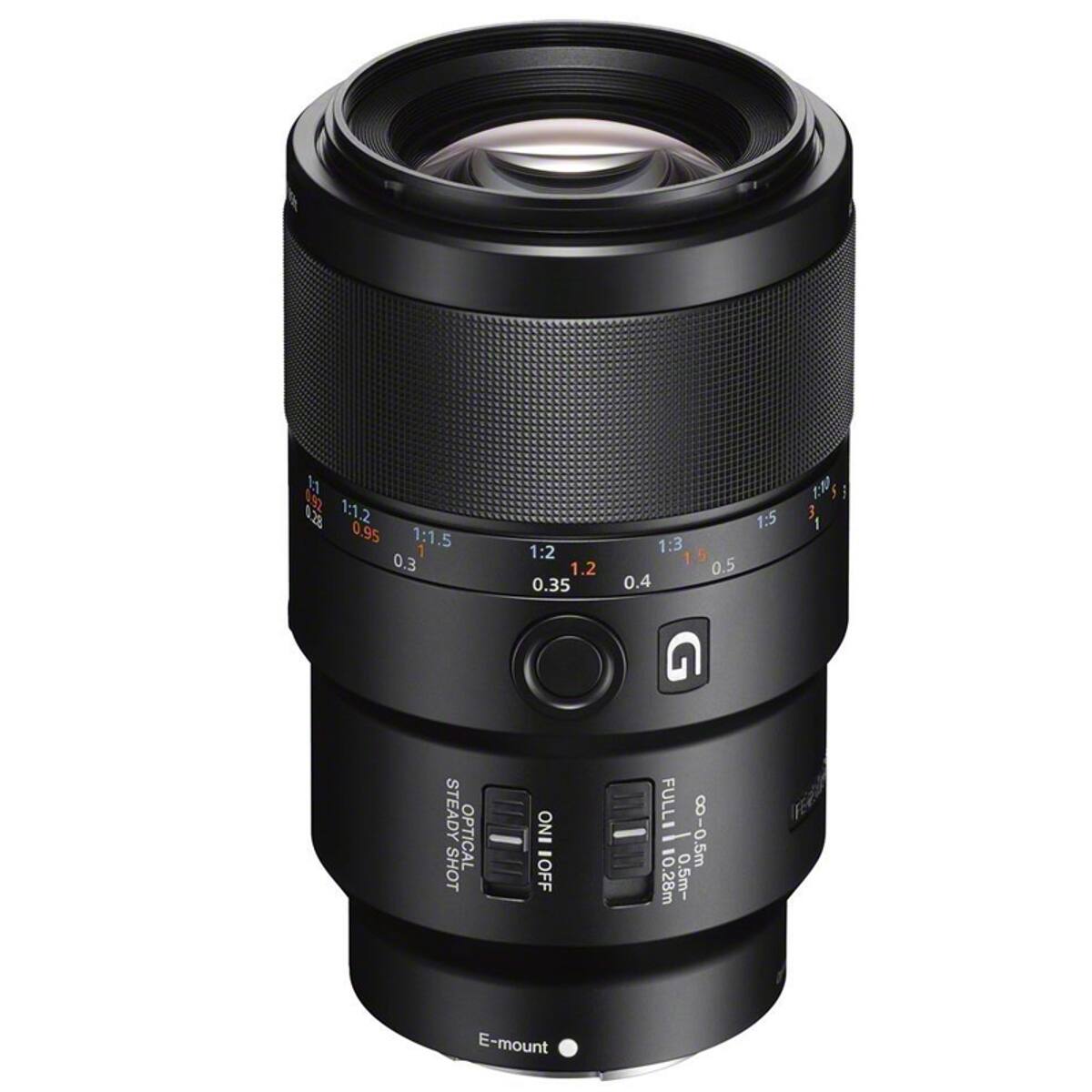 11 052 1:1.2 0.95 1:1.5 1 0.3 1:2 1.2 0.35 1.5 1:3 1.5 1 0.5 0.4 1.10 3 1 STEADY OPTICAL SHOT ON/OFF FULLI 0.5m-10.28m 0.5m- E-mount