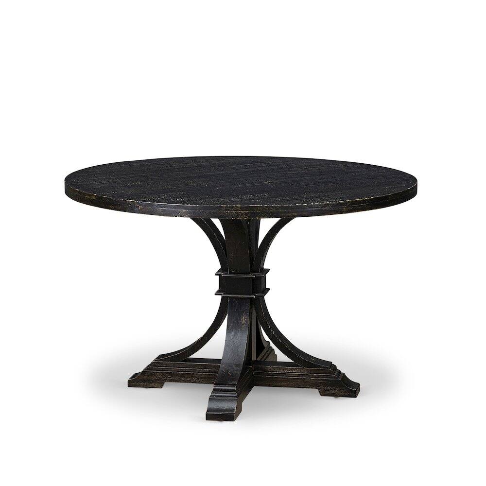 Alt View 2. East West Furniture - Wood Wood Table - Black.